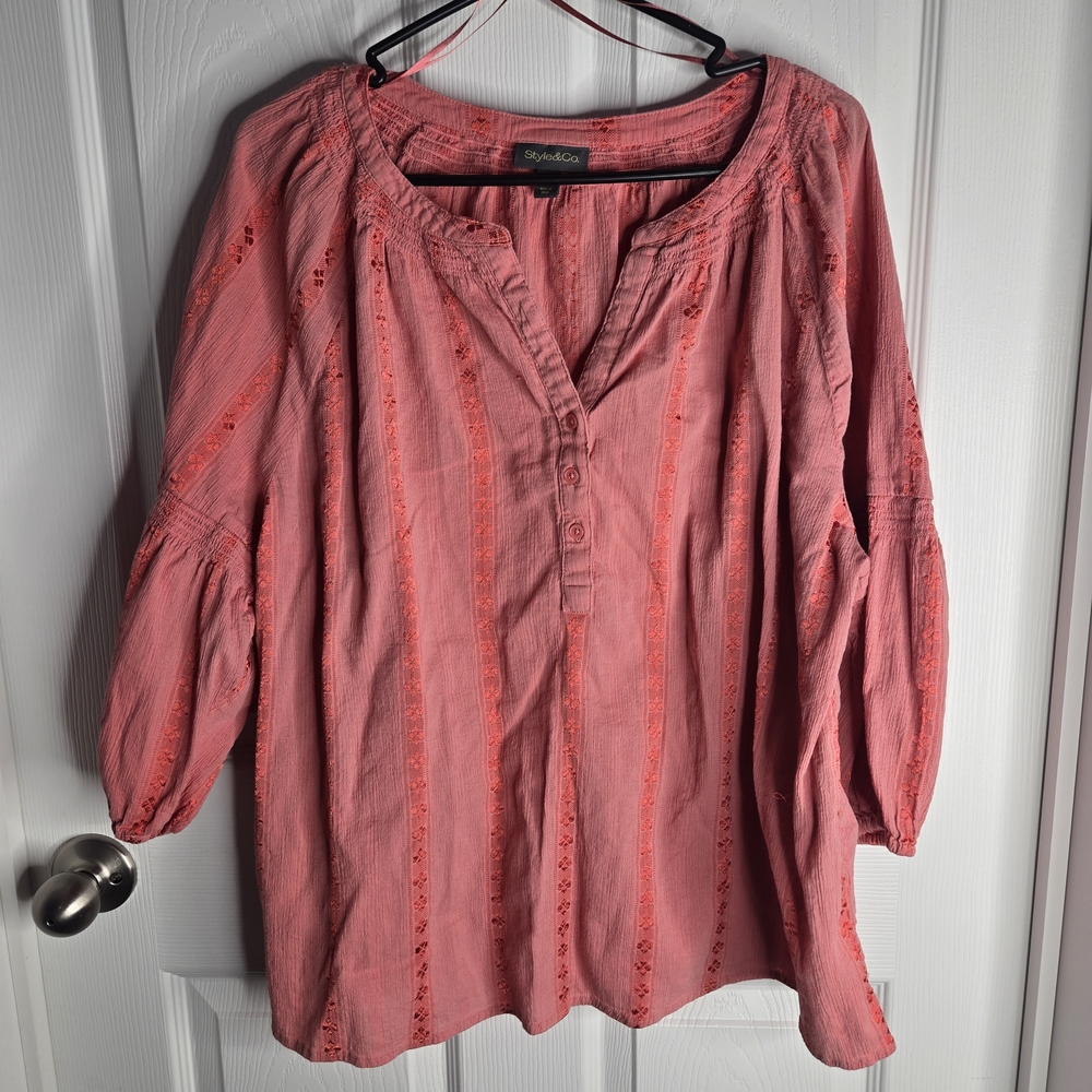Stylish Pink Women's Top by Style & Co.